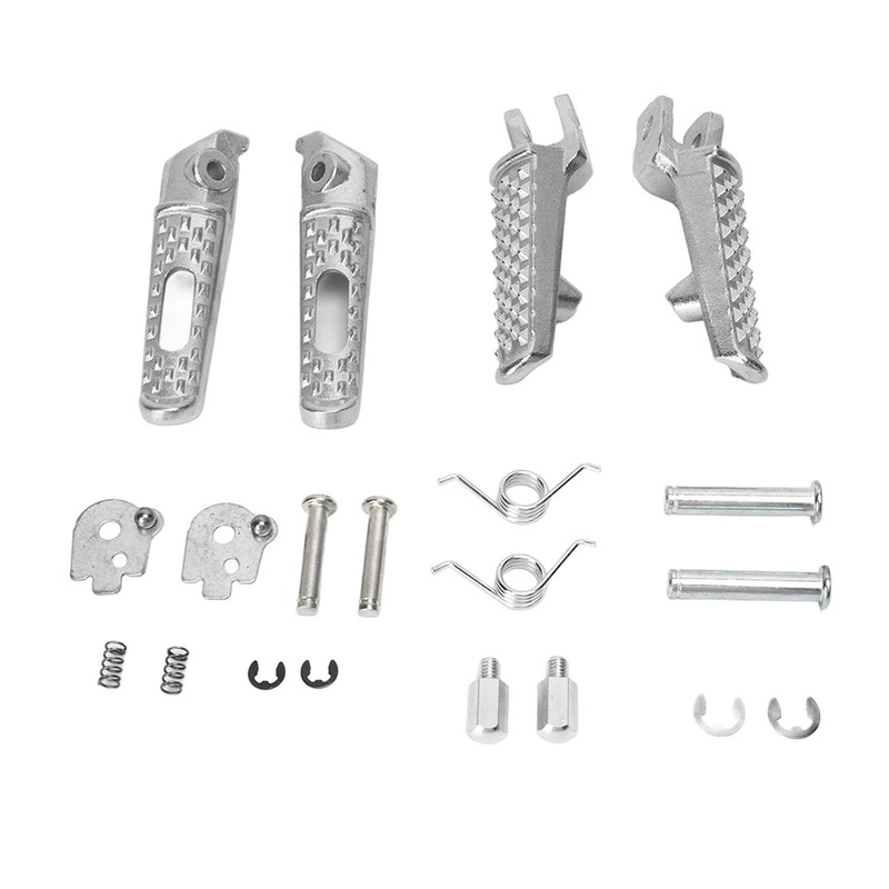 Motorcycle Foot Pegs Complete High Strength Strong Grip Replacement for