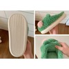 FUHUAQI Frog Slippers Cartoon Animal Slippers Frog Fluffy Slippers Retro