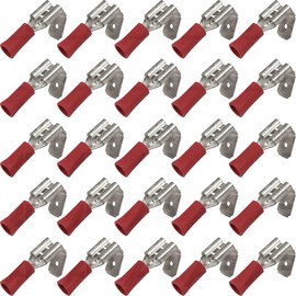 APUK 25 Piggy Back Red 6.3mm Spade Terminals Replacement for John Deere Tractor Combine Harvester