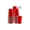 YARIX Plastic Cups- Red Drinking Cups 30 Pcs (12 Oz)