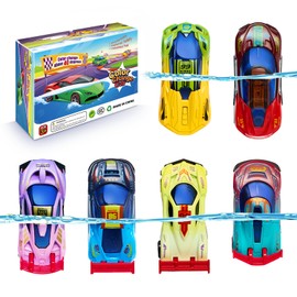 Color Change Race Car Series - 6pcs Color Change Sports Car Toy,Vehicle Bath Toy Set,Bathtub Water Table Toy,for Easter Fillers,Goodie Bags Fillers,Themed Party,Carnival Prize for Kids 3+