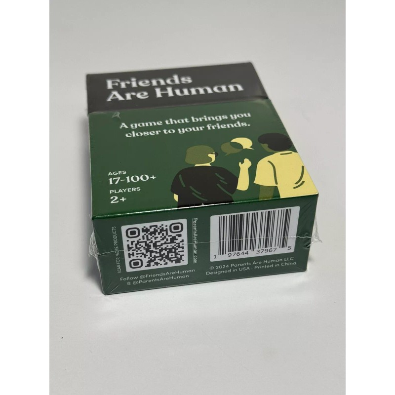 Parents Are Human Friends Are Human 140 Conversation Cards! A