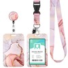 Lanyard with Card Holder Swivel Lobster Clasp with Lanyards, Retractable