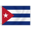 2×3 FT Cuba Flag,Medium 60×90 CM Cuban Outdoor Banner,100D Decor,Doube