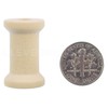 CleverDelights 1" Wood Spools - 200 Pack - 1 x