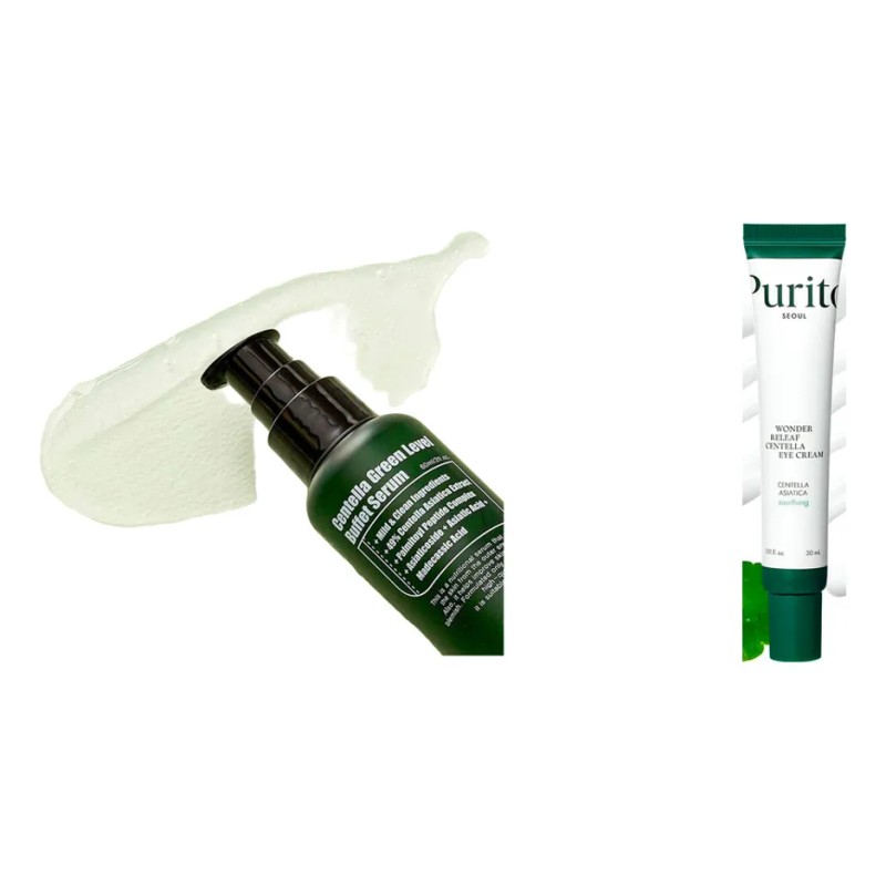 Kit Purito: Sérum Facial Centella Calmante 60ml + Crema Para