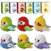 HJPLPXH Parrots Micro Mini Building Block Sets Birthday Gift for