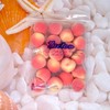 yueton 20PCS Mini Lifelike Artificial Peach Realistic Fake Fruit Peach