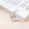Anatomical Heart Earrings for Women - Silver Gothic Dangle Earrings