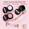 SUPWEE 3PCS Sculpting 3D Nail Gel Art Molding Solid Builder