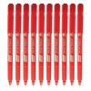DOLLAR Punto Fineliner Pens, RED, Extra Fine Point (0.3mm), Pack