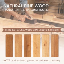 G GOOD GAIN Fireplace Mantel 60 inch - Handcrafted Rustic Solid Wood Mantel l Floating Shelves Decor for Wall, Bedroom, TV, Books, Livingroom.Rustic，60x8x5