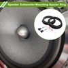 X AUTOHAUX Speaker Spacer Ring Tweeter Speaker Spacer Adapter for