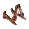 Electric Guitar Stand MA38E Foldable Zebrawood RabbibShape Flooring Holder with