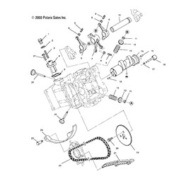 Polaris Ranger Rocker Shaft, Genuine OEM Part 3084909, Qty 1