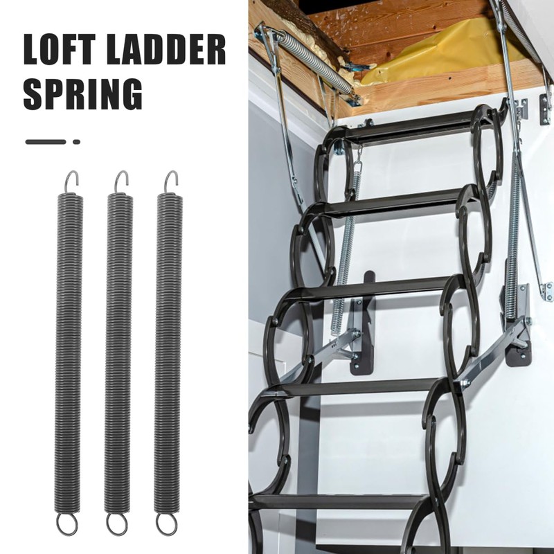 DOITOOL 3 Pcs Loft Ladder Spring Spring Spring Loft Ladder