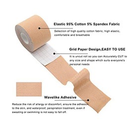 BaronHong Trans Tape - Best Trans FTM Binder for Breast Binding (Pack of 3), skin-coloured