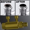 CYUXING Broken Valve Thread Extractor Broken Pipe Thread Extractor Tool,