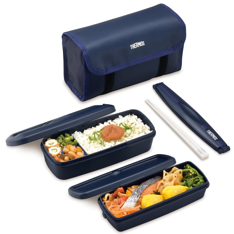 Thermos DJB-905W NB 2-Tier Fresh Lunch Box, 30.4 fl oz