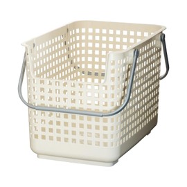 Like-it │SCB-6 │Daily use inside or outside. | Movable handles make it easy to carry around | Portable large basket for kitchen, laundry and kids room | 18.7 x 12.2 x 15.47" | White | 10.57 gal