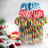 Christmas Candy Canes Tutti Frutti, Blue/White Peppermint, Red and White