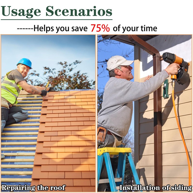 2pc Siding Installation Kit, Compatible with 5/16-Inch Fiber Cement Sidings,