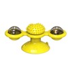 Windmill Cat Toy, Interactive Windmill Kitten Toy for Home (Yellow)