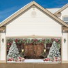 Wollmix Christmas Garage Door Cover Banner 13x6ft - Holiday Outdoor