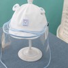 Baby Face Guard Removable Children Face Guard Hat Detachable Transparent