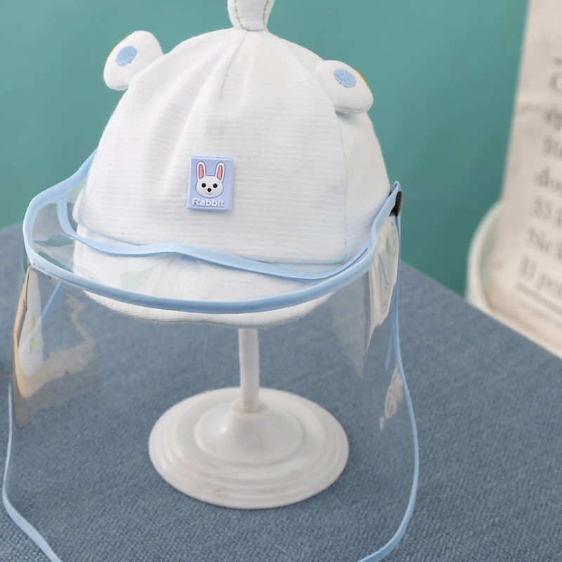 Baby Face Guard Removable Children Face Guard Hat Detachable Transparent