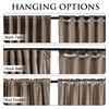 StangH Thermal Velvet Curtains 120 inches Long, Back Tab &