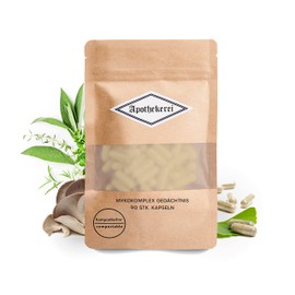 Apothekerei Mykokomplex Memory Pack of 90 Capsules