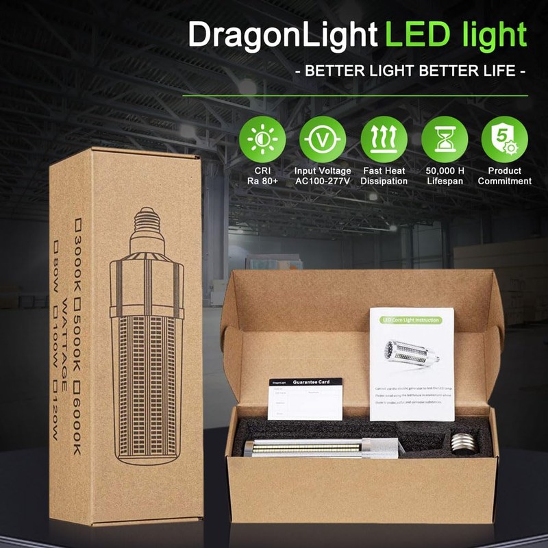 DragonLight 60W Superhell BUT Light LED Light Fanbless (replaced 500watt)