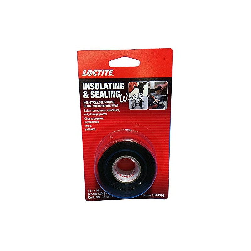 Insulating & Sealing Wrap Black 1" x 10'