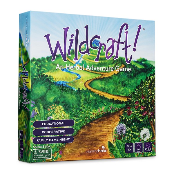 Wildcraft! an Herbal Adventure Game – Cooperative Games for Kids Ages 6-12 with 25 Herbs to Learn - Educational Games/Best Cooperative Board Games for Kids with 3 Printable Learning Tools
