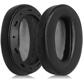 Joghaw Replacement Ear Pads for Headphones - Compatible for Sony MDR-1AM2 | Premium Sheepskin Cushions with Soft Memory Foam for Comfort - Black