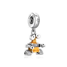 Symretie 925 Sterling Silver Charms Pendant - Butterfly Heart Charm for Women Necklace & Bracelet Jewellery | Mother Gift, Sterling Silver, No Gemstone