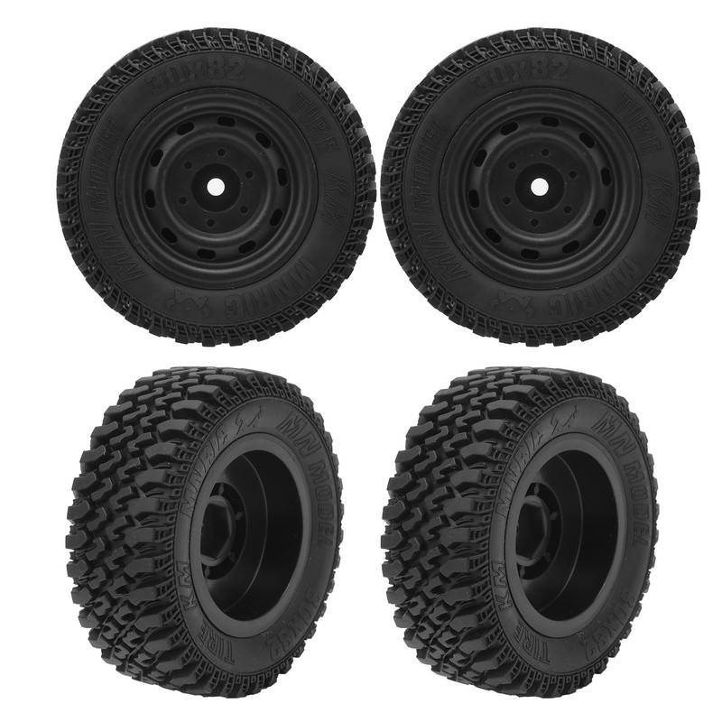 4pcs Professional Plastic Rubber Tire RC Accessory Upgrade Parts Fit
