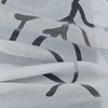 ESLIR Roman Blind with U-hooks Kitchen Roman Curtains Semi-transparent Eyelet