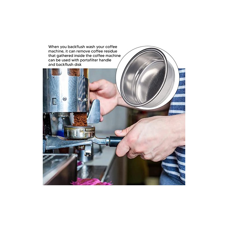 Reusable Stainless Steel Coffee Pad Filter, Single Cup Coffee Machines,