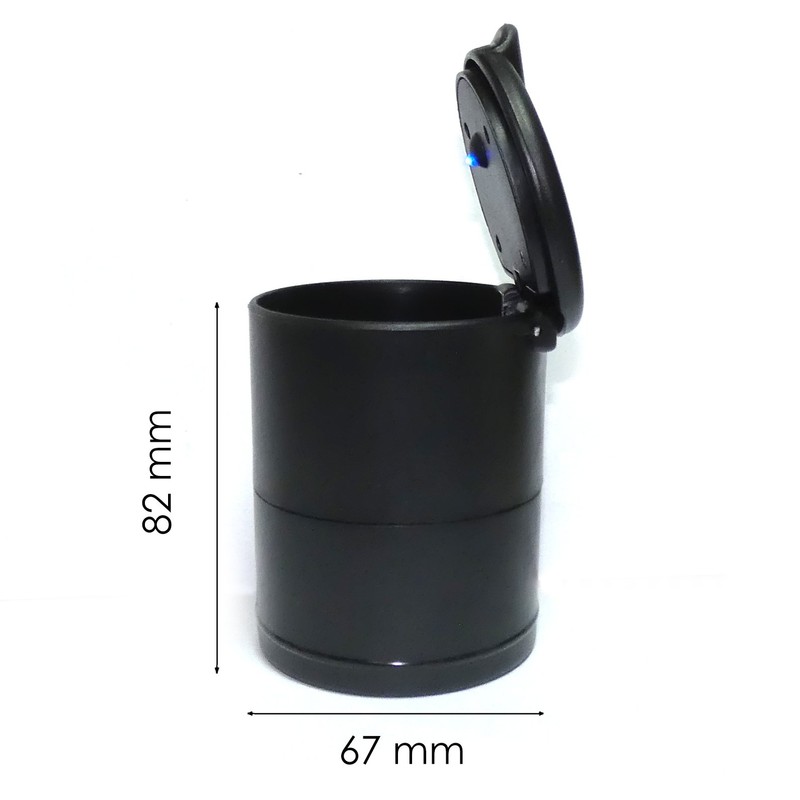 flexzon KP-830B ash tray Fireproof Bucket Car Home Office LED