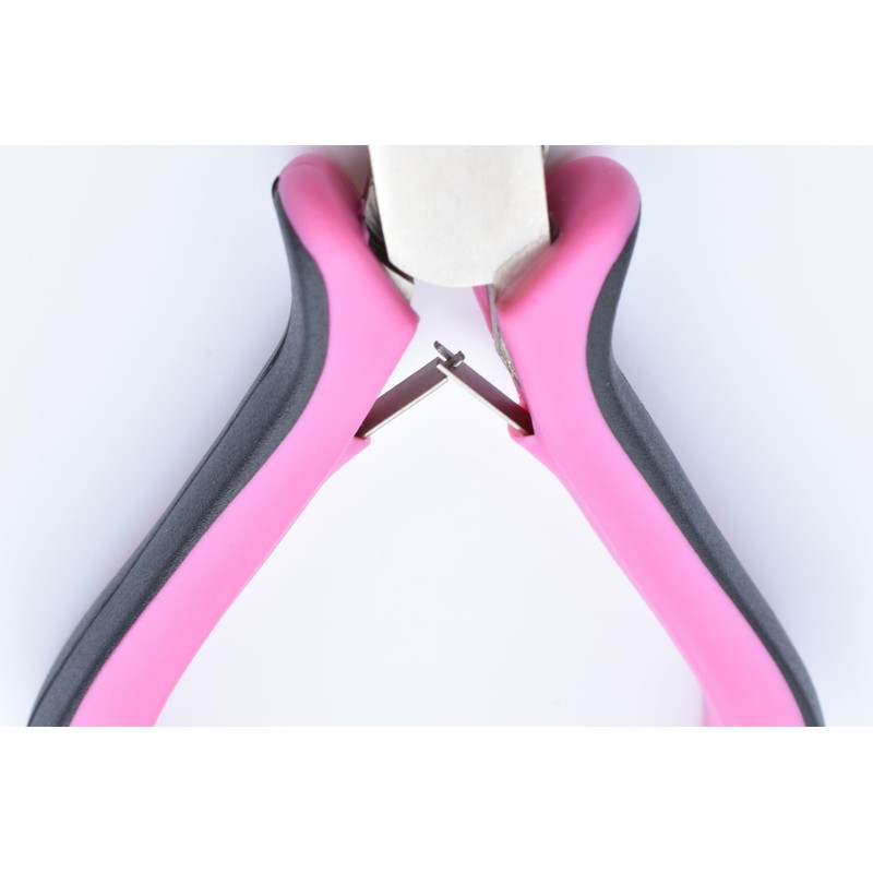 MAQNSCO Hair Extension Pliers – 3 Holes plier Pink -