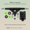 Mindless Longboards Mindless RK Truck Axle, Unisex Adult, Black, 7"