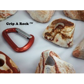 15 Rock Climbing Holds, Rock Climbing Equipment, Adult & Kids Climbing Wall, Bolt-ON