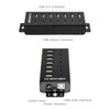 7 Port USB HUB Industrial Grade USB2.0 HUB Multiple Protection