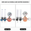 Argon Pressure Regulator Zinc Alloy Double Tube Female Thread G5/8in