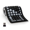 sungwoo Wireless Silicone Keyboard, 2.4GHz Wireless, Foldable Rollup Keyboard, Waterproof,