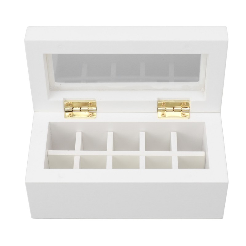 10 Slots Essential Oil Storage Box Case Bamboo Wood Essential