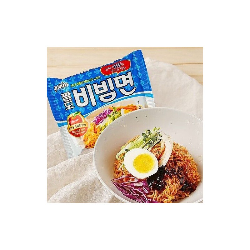 Paldo BiBim Men Instant Cold Noodle 4.58 oz x 5