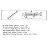 Turnbuckle, M6 Stainless Steel 4pcs Hook-to-Hook Turnbuckle for Outdoor Use